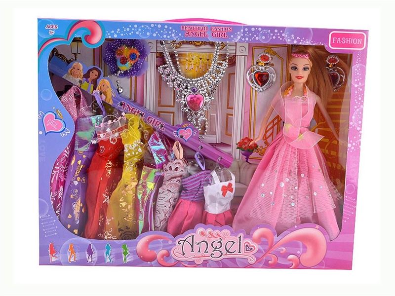 FASHION BARBIE IN MATCHING DRESS, LITTLE SKIRTS AND ACCESSORIES - HP1083757
