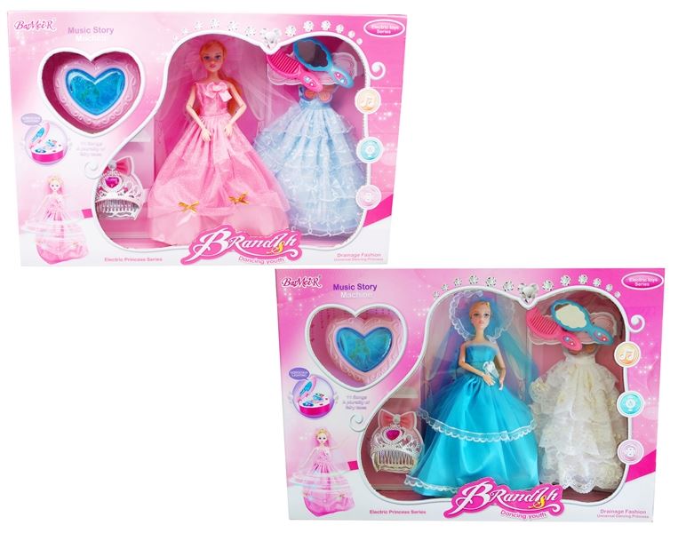 B/O BUMP AND GO JOINTS BODY DOLL W/LIGHT,MUSIC BOX,ACCESSORIES 3ASST - HP1084241