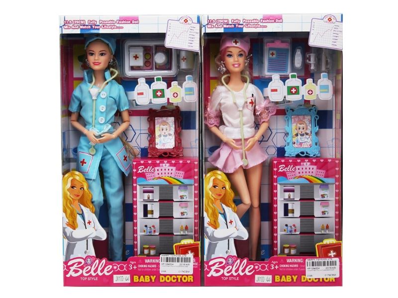 11.5“JOINTS BODY DOLL WITH ACCESSORIES 2ASST. - HP1084504