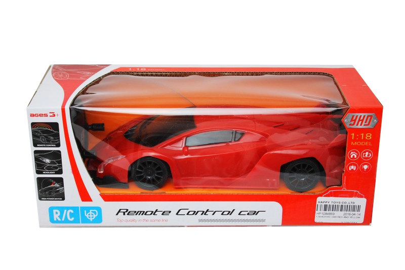1：18四通遥控车 红黄两色 - HP1084869