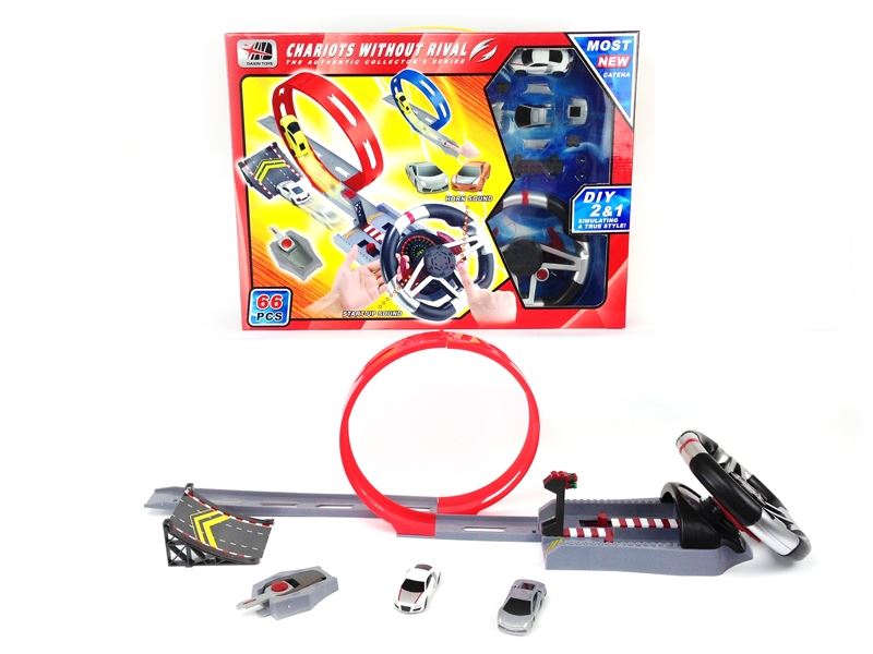 ASSEMBLY PRESS AND GO RAILWAY TRACK W/MUSIC & WHEEL - HP1084929