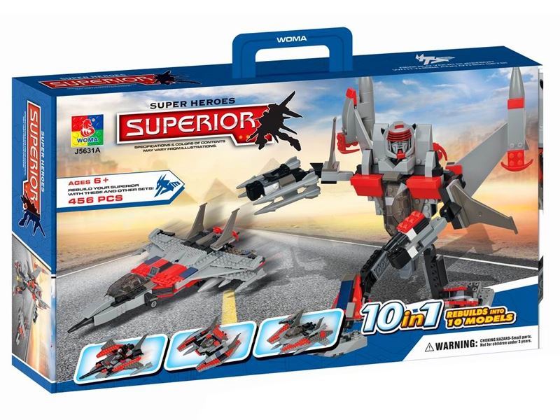 2IN1 ROBOT BLOCK 456PCS - HP1085168