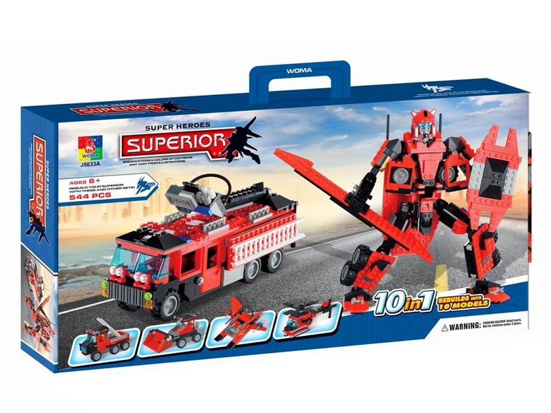 2IN1 ROBOT BLOCK 544PCS - HP1085170