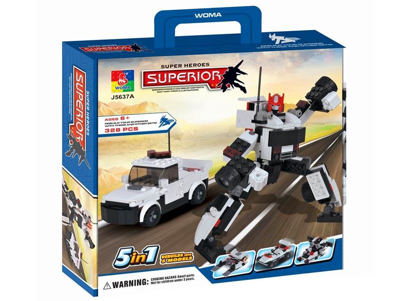 2IN1 ROBOT BLOCK 328PCS - HP1085174