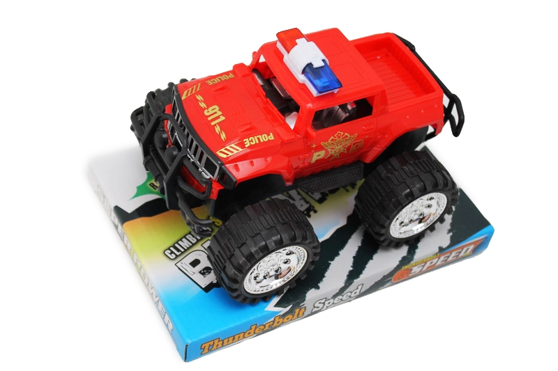 FRICTION POLICE CAR RED/BLUE - HP1086028