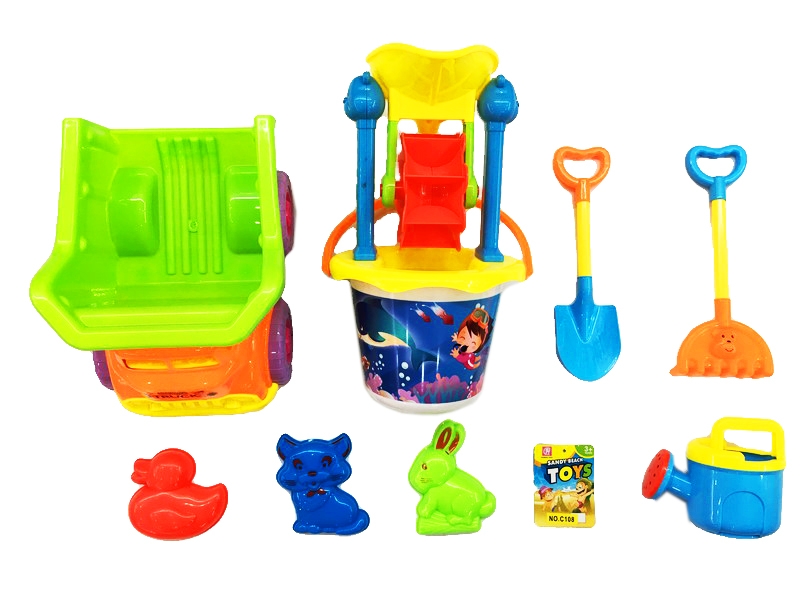 BEACH SET W/CAR 8PCS - HP1086167