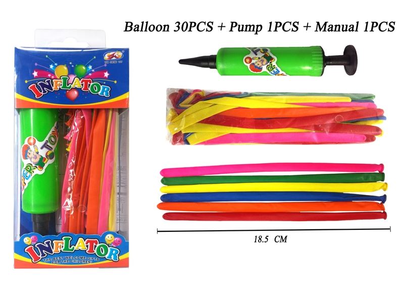PUMP+BALLOON 40PCS - HP1086542