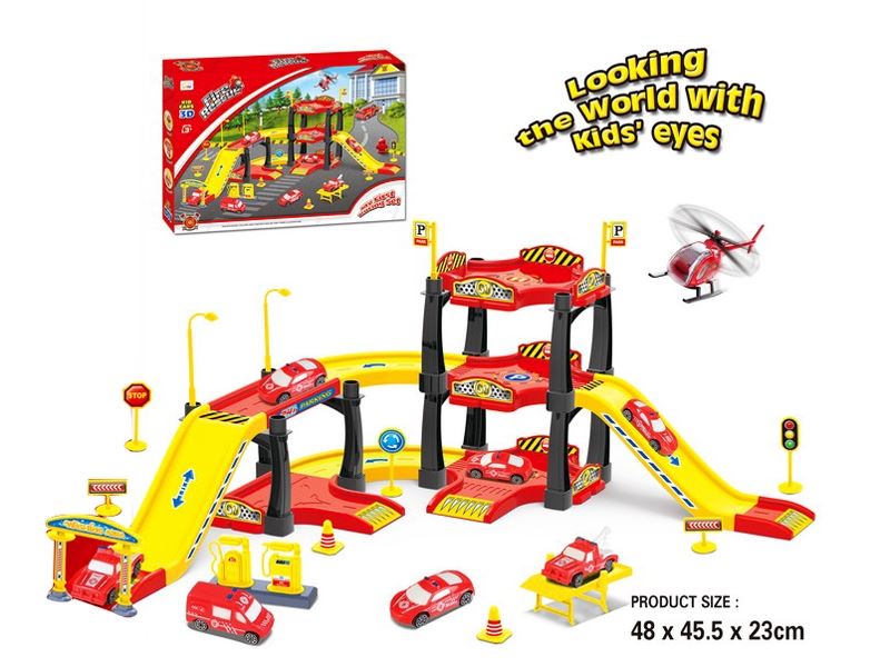 PARKING GARAGE W/3 FREE WAY CAR & 1 PLANE - HP1086922