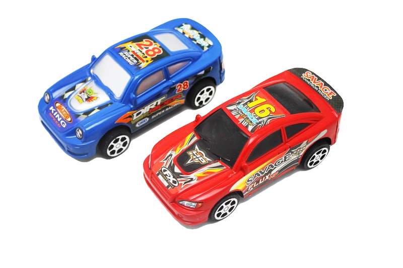 PULL LINE CAR RED/BLUE 2ASST - HP1086959