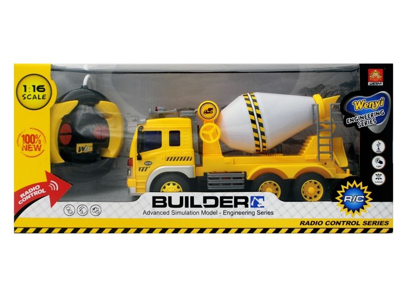R/C 4 CHANNEL CONSTRUCTION TRUCK W/LIGHT& USB CABLE - HP1087134