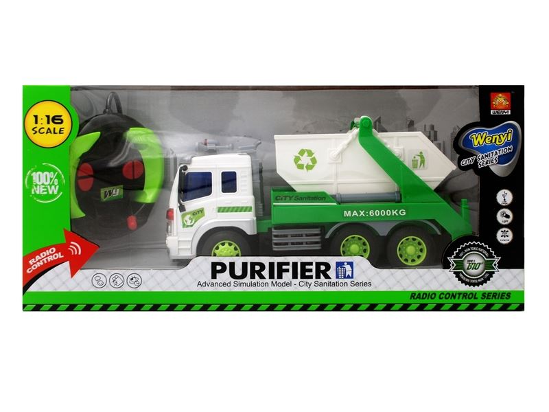 R/C 4 CHANNEL PURIFIER TRUCK W/LIGHT & USB CABLE - HP1087138