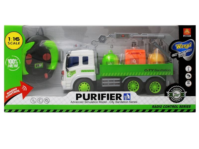 R/C 4 CHANNEL PURIFIER TRUCK W/LIGHT & USB CABLE - HP1087139