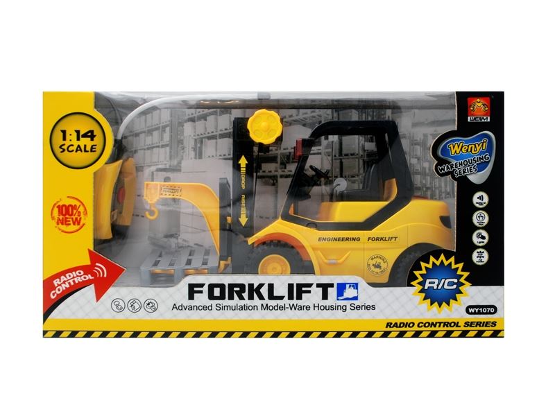 1:14 FRICTION FORKLIFT TRUCK W/LIGHT & SOUND - HP1087142