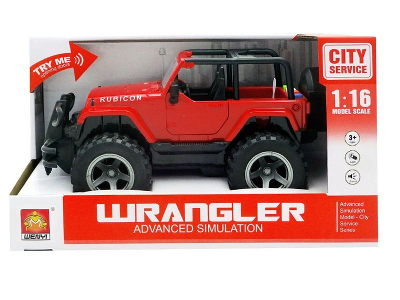 FRICTION WRANGLER CAR W/LIGHT & MUSIC - HP1087144