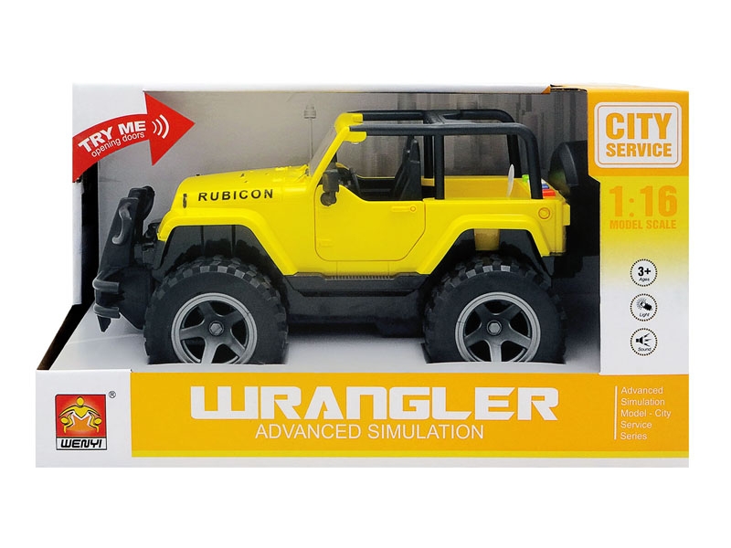 FRICTION WRANGLER CAR W/LIGHT & MUSIC - HP1087145