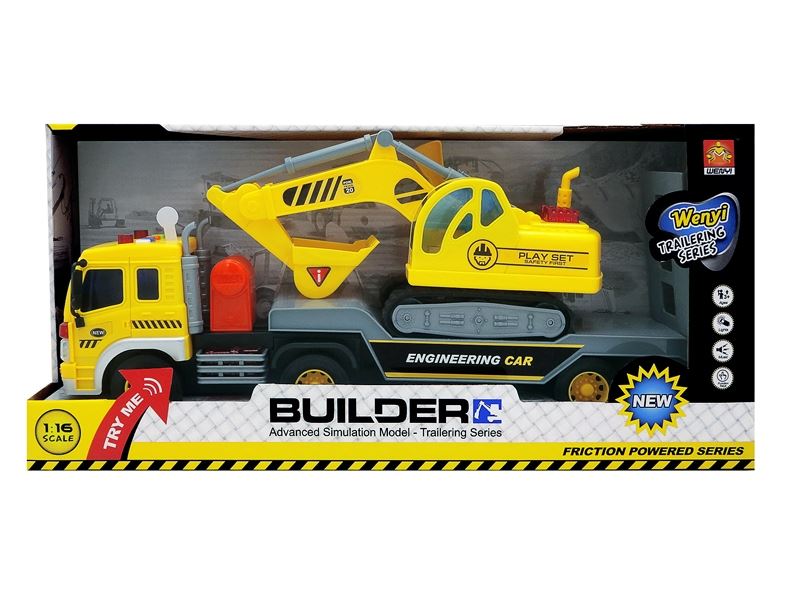 FRICTION BUILDER TRUCK W/LIGHT & MUSIC - HP1087151