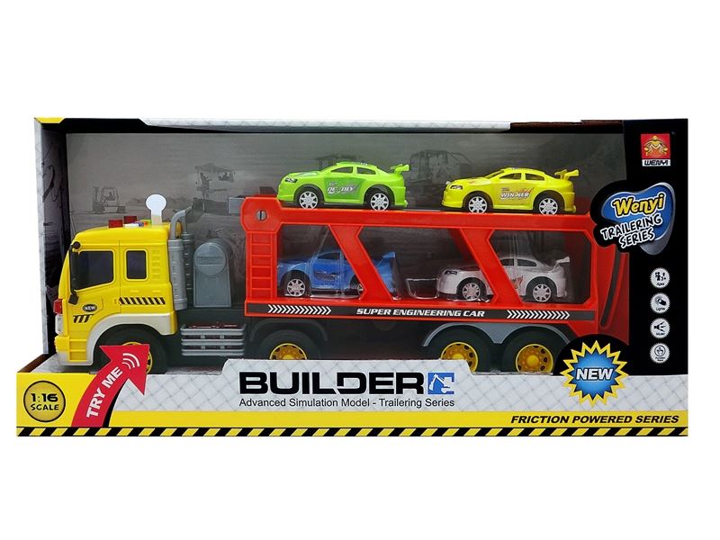 FRICTION BUILDER TRUCK W/LIGHT & MUSIC - HP1087152