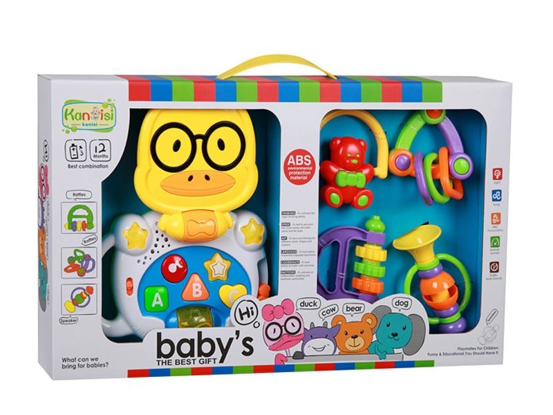 CARTOON DUCK W/RATTLE & MUSIC - HP1087191