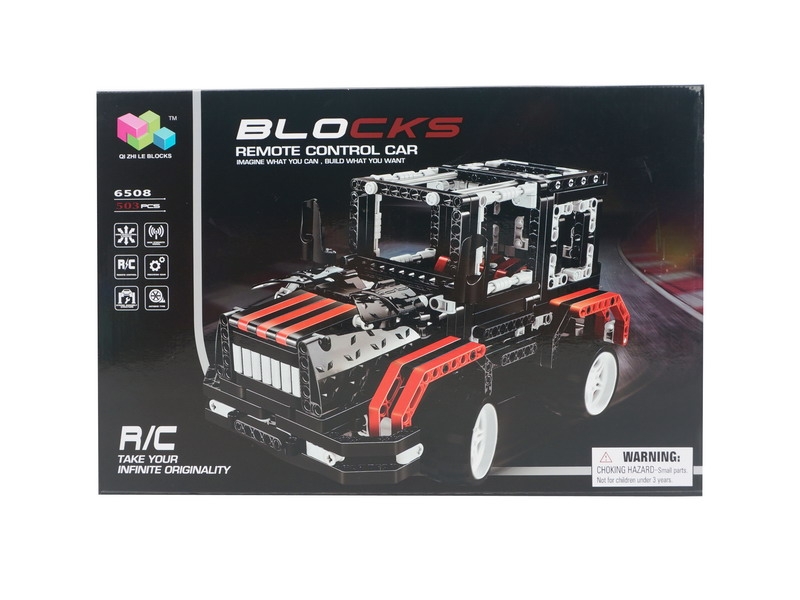 四通遥控积木车 503PCS黑霹雳 包车身4.8V电池组+USB充电线 - HP1087794