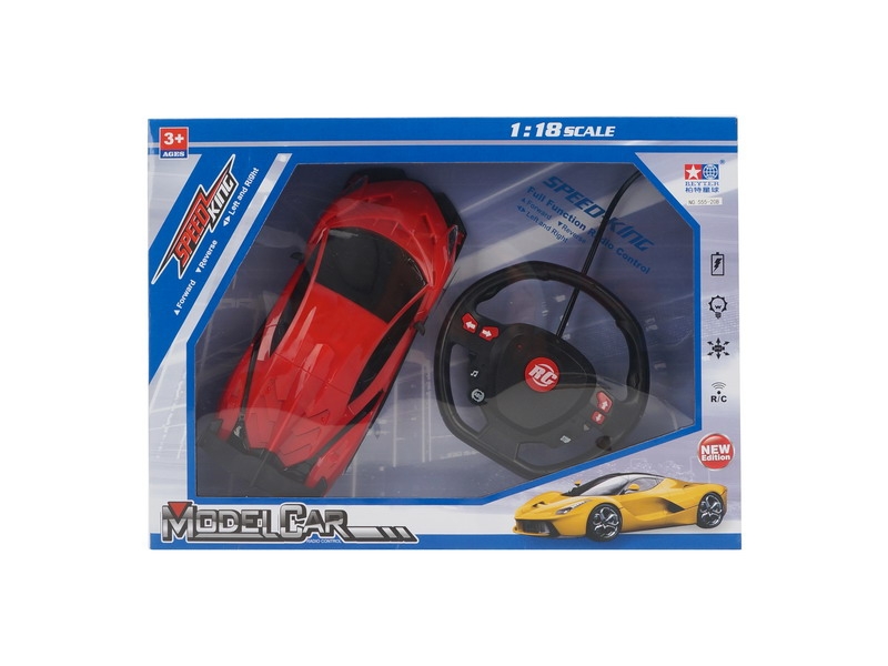 1:18四通法拉利遥控车红黄混装 - HP1087833