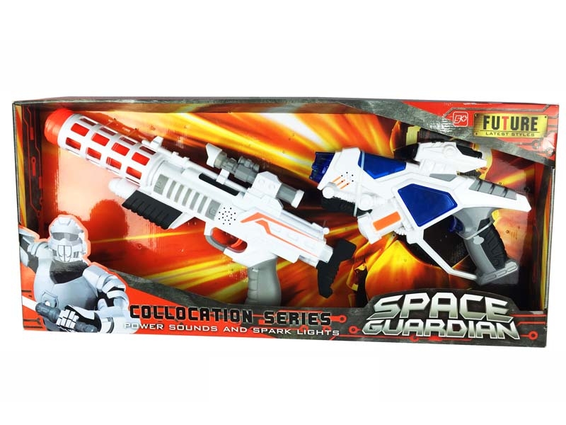 B/O SPACE GUN W/LIGHT,MUSIC 2PCS - HP1087879