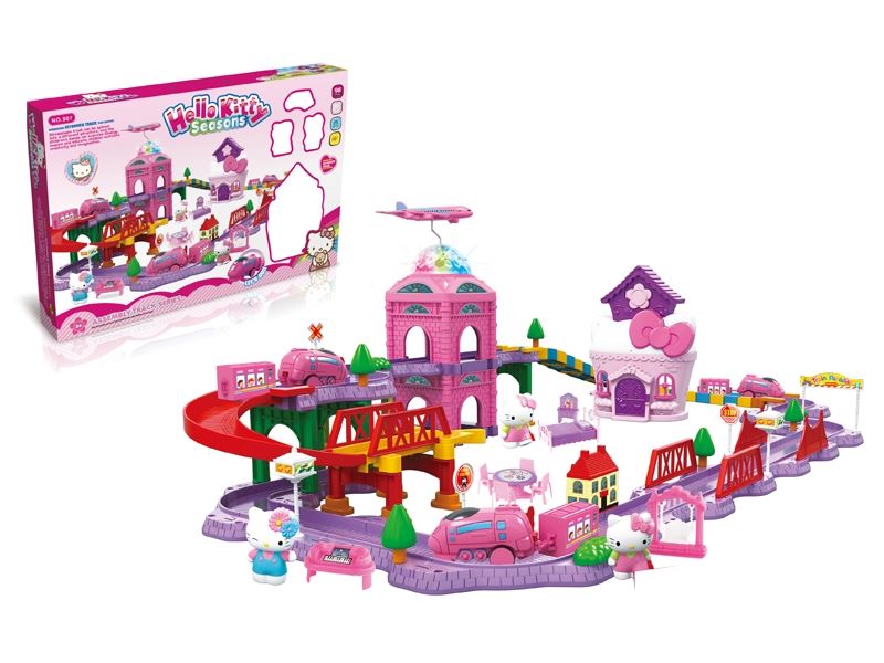 B/O BUILDING BLOCK RAIL TRAIN W/LIGHT & MUSIC KITTY - HP1087899