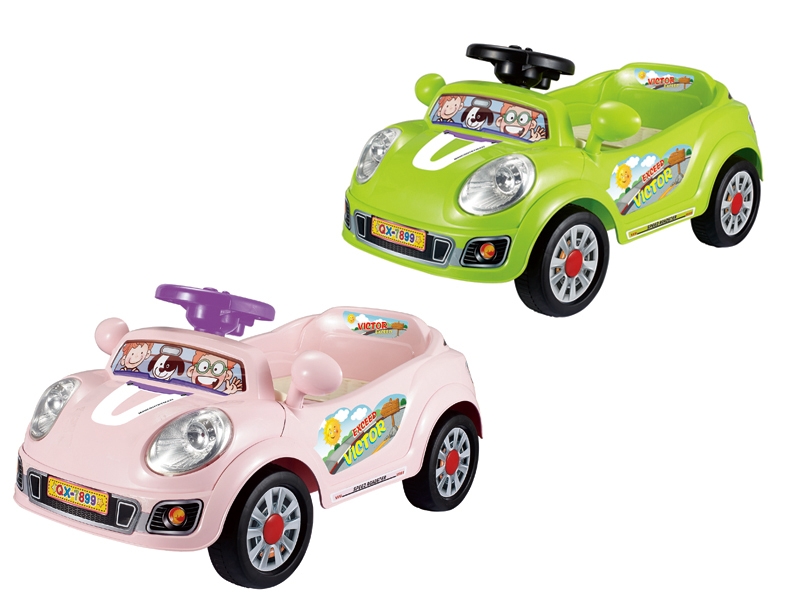 B/O CHILDREN CAR W/CHARGER,NOT INCLUDE BATTERY PINK/GREEN - HP1087932