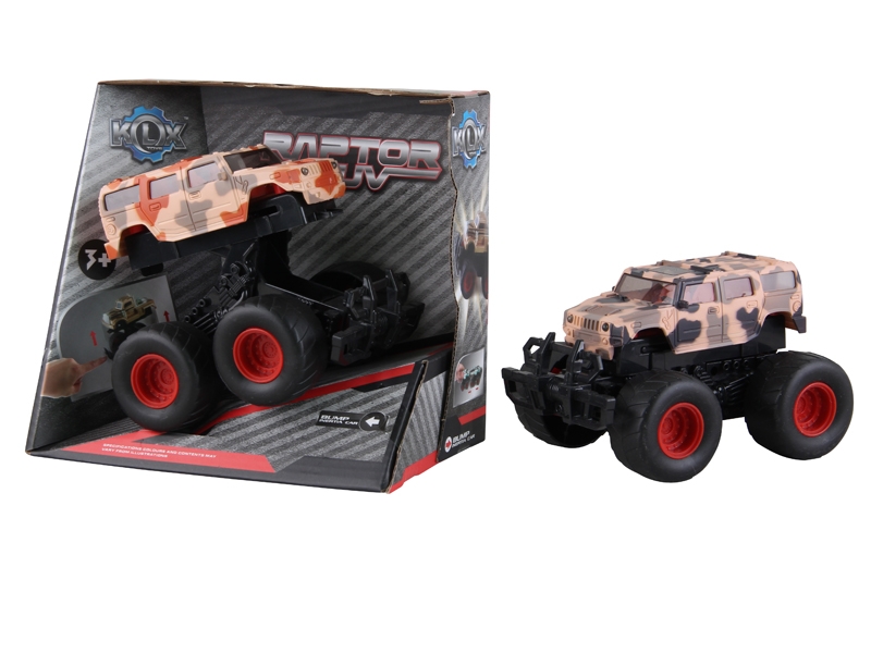 BOUNCE FRICTION CAR CAMOUFLAGE ORANGE/CAMOUFLAGE GRAY - HP1087989