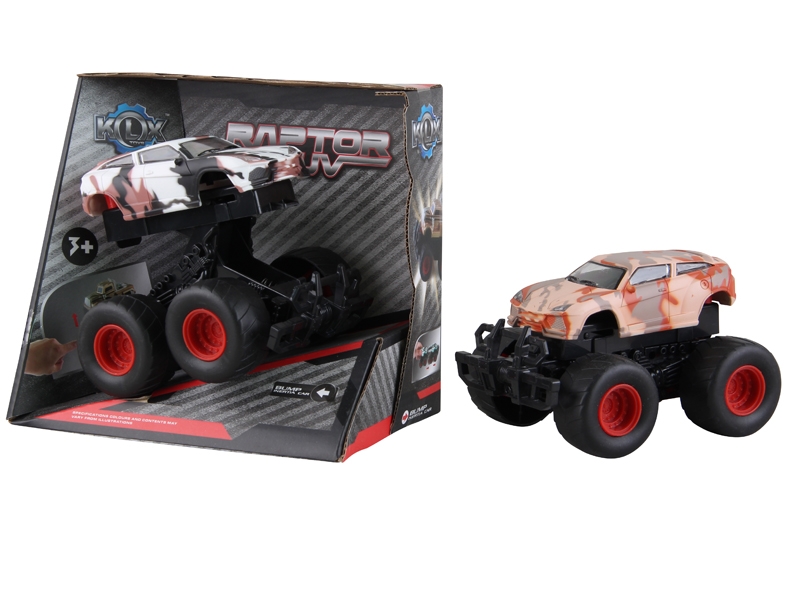 BOUNCE FRICTION CAR CAMOUFLAGE ORANGE/CAMOUFLAGE GRAY - HP1087990