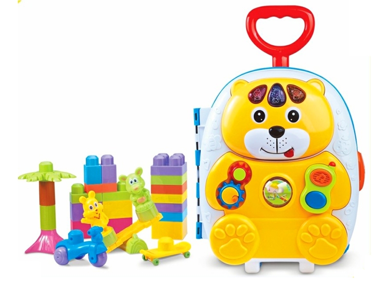 SUITCASE  W/BLOCKS & LIGHT & MUSIC - HP1088027
