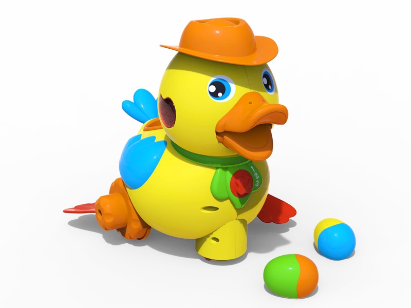 B/O BUMP & GO LAY EGGS DUCK W/LIGHT & MUSIC & VOICE RESPONSE - HP1088234