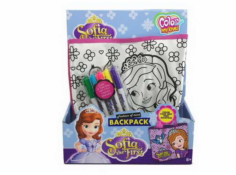 DIY PAINTING BACKPACK W/5 COLOR PEN - HP1088578