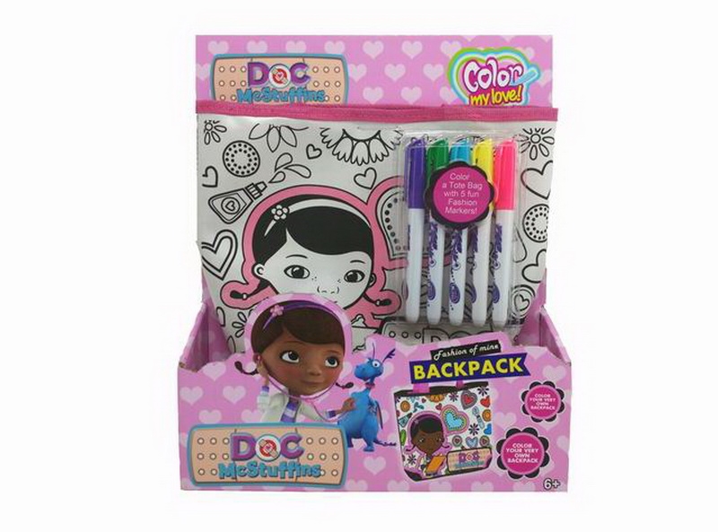 DIY PAINTING BACKPACK W/5 COLOR PEN - HP1088581
