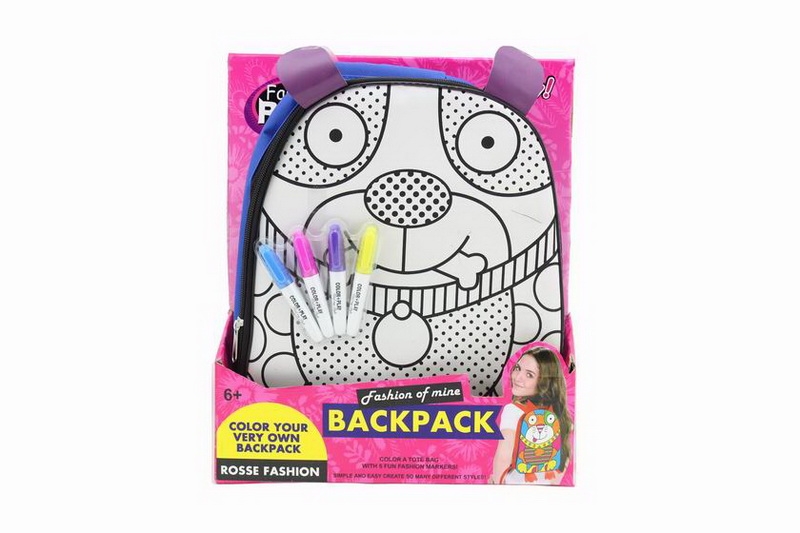 DIY PAINTING BACKPACK W/4 COLOR PEN - HP1088591