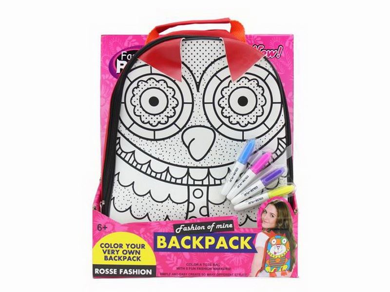 DIY PAINTING BACKPACK W/4 COLOR PEN - HP1088595