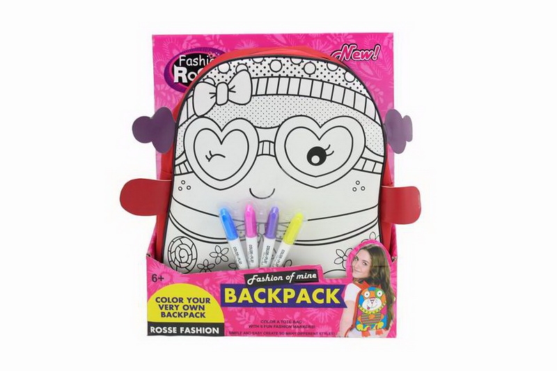 DIY PAINTING BACKPACK W/4 COLOR PEN - HP1088597