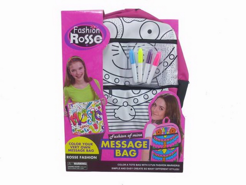 DIY PAINTING BACKPACK W/4 COLOR PEN - HP1088602