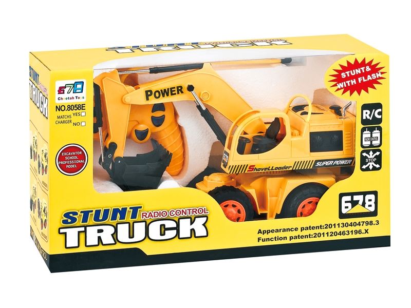 5 FUNCTION R/C STUNT CONSTRUCTION CAR W/LIGHT NOT INCLUDED BATTERY - HP1088733