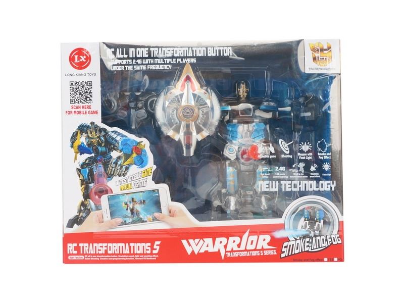 R/C TRANSFORMABLE ROBOT W/SPRAY - HP1089449