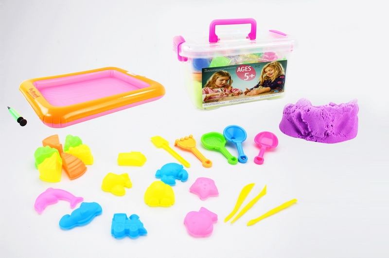 SPACE SAND SET BLUE/PURPLE/PINK/GREEN 4COLORS - HP1089462