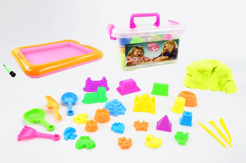 SPACE SAND SET BLUE/PURPLE/PINK/GREEN 4COLORS - HP1089464