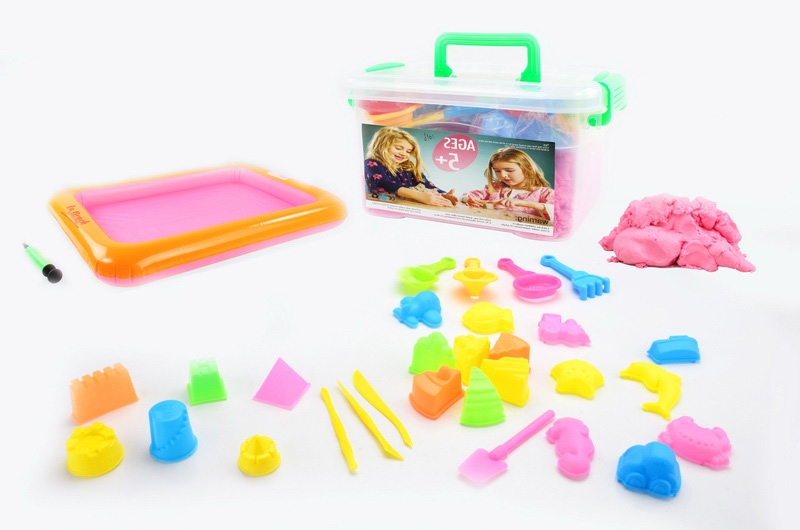 SPACE SAND SET BLUE/PURPLE/PINK/GREEN 4COLORS - HP1089467