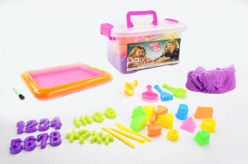 SPACE SAND SET BLUE/PURPLE/PINK/GREEN 4COLORS - HP1089468