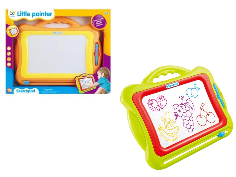 COLOR MAGNETIC DRAWING BOARD ORANGE/GREEN - HP1089473
