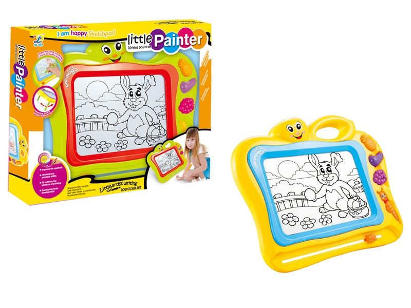 MAGNETIC DRAWING BOARD YELLOW/GREEN - HP1089476