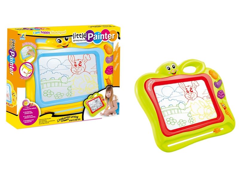 COLOR MAGNETIC DRAWING BOARD YELLOW/GREEN - HP1089477