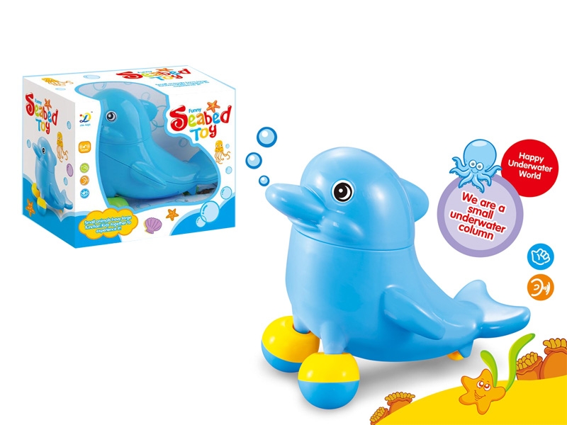 B/O CARTOON DOLPHIN W/MUSIC PINK/BLUE - HP1089509