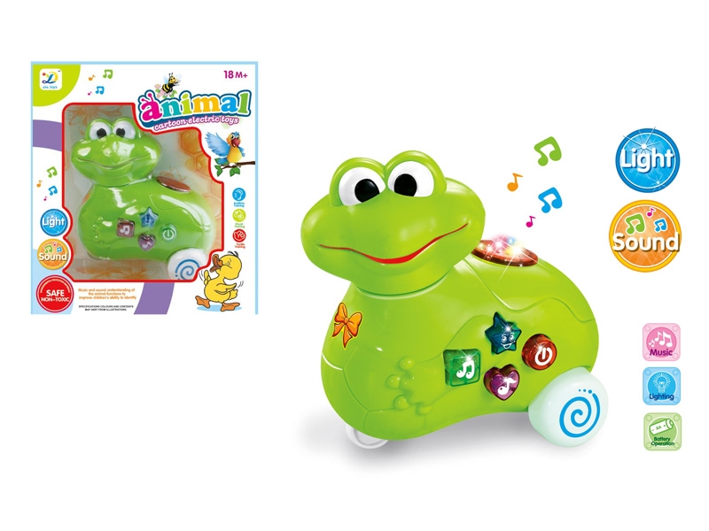B/O CARTOON FROG W/LIGHT & MUSIC & PROJECTION - HP1089519