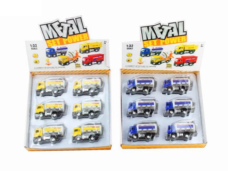 1:32合金回力油罐车带灯光音乐（6pcs） 包电 - HP1089574