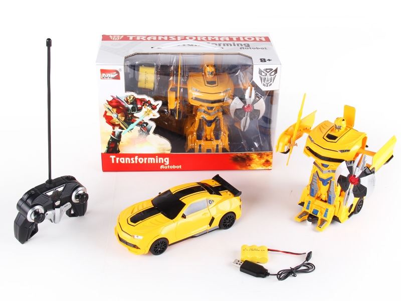 1:22 6 FUNCTION R/C TRANSFORMABLE CAR W/LIGHT,INCLUDED BATTERY - HP1089755